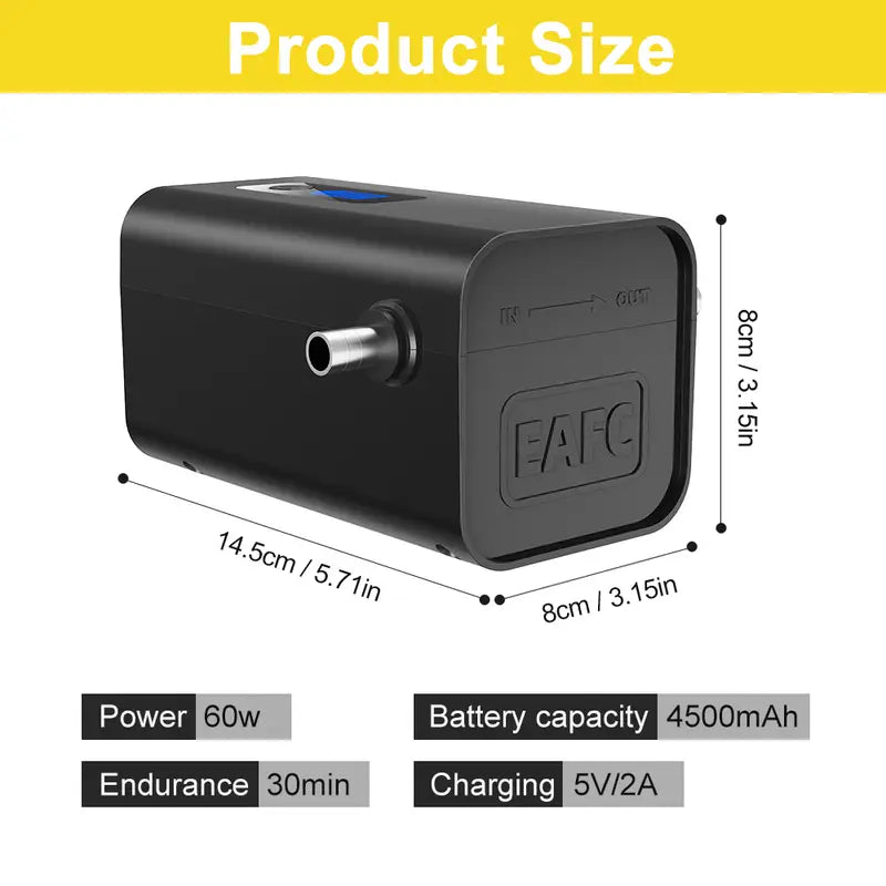 EAFC Portable Wireless oil pump - Easily Transfer Oil/ Crude Oil And Fuel with This Powerful Siphon Tool!