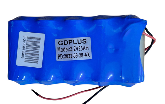 I-GDPLUS 3.2V 25AH LifePo4 Ngee-Bms ezakhelwe ngaphakathi