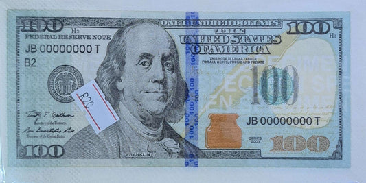 100 Dollar Bill Design Paper Serviettes – Fun & Unique Party Napkins