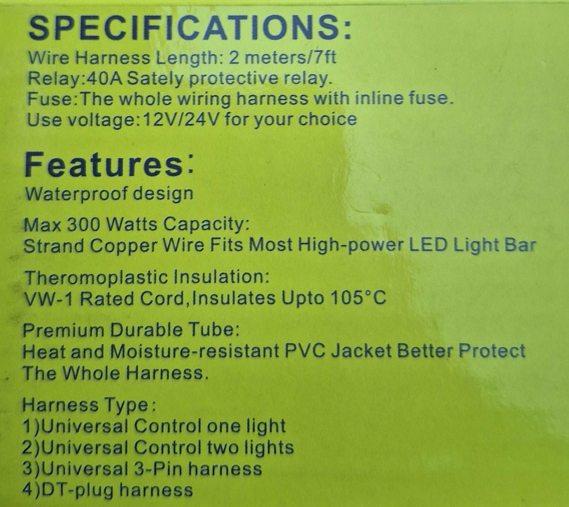 Wiring Harness Kit