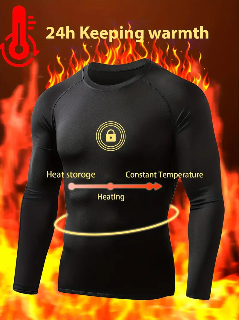 Men's Thermal Compression T-Shirt Plus