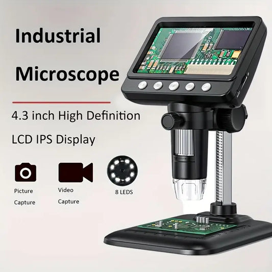 INSKAM 10.92cm HD IPS Digital Microscope with 50-1000X Zoom