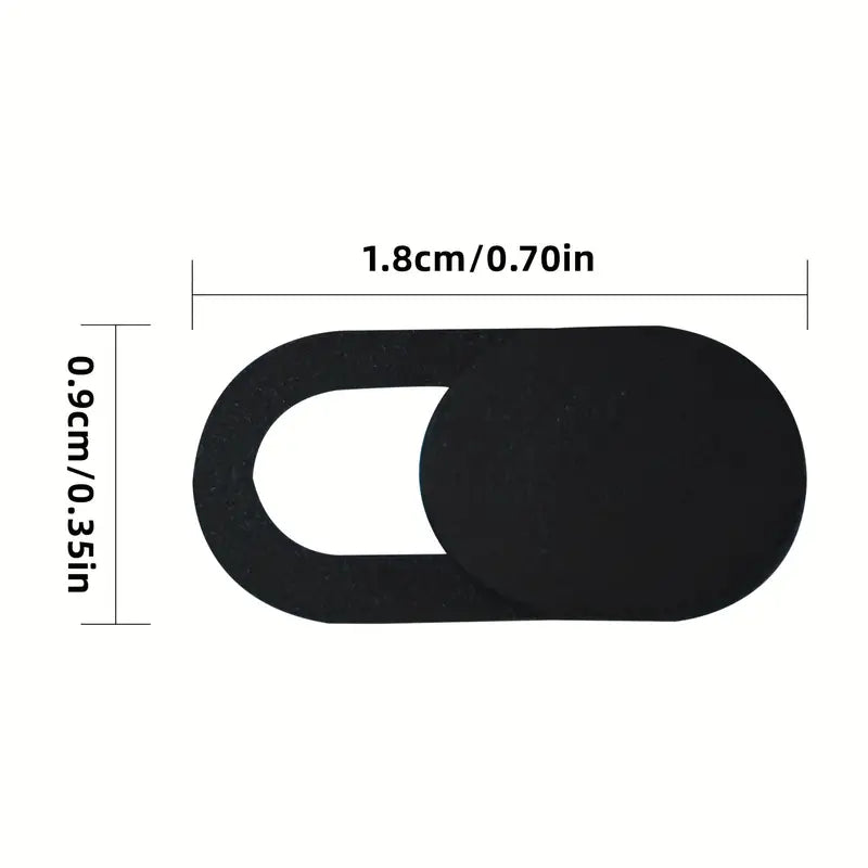 5pcs Webcam Cover Shutter Slider Plastic Camera Cover Phone Lens Sticker