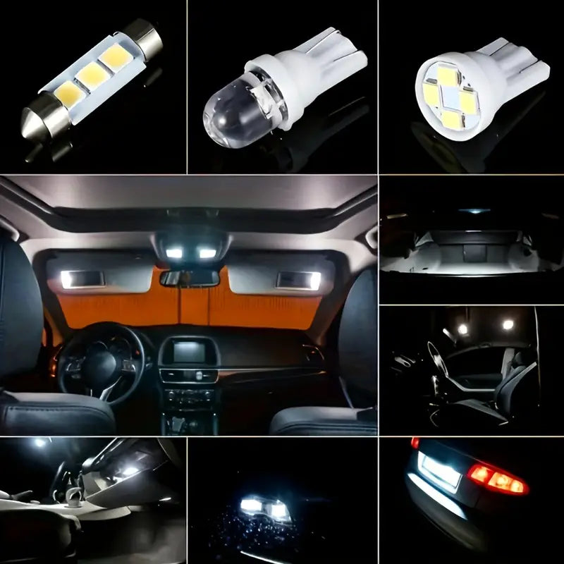 42pcs Universal Car LED Bulb Set