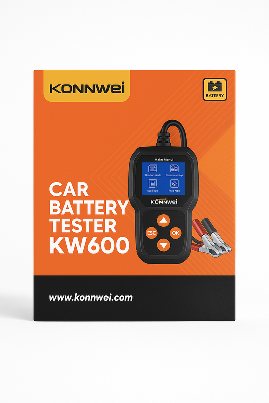 Konnwei KW600 Car Battery Tester – Advanced 12V Battery Analyzer for Vehicles