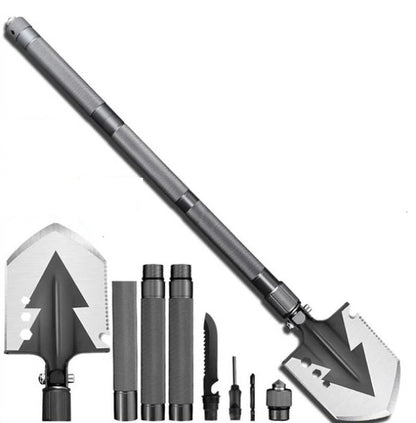 183793 Multifunction Tactical Shovel Folding Camping Survival Emergency Tools - Little Tokyo SA