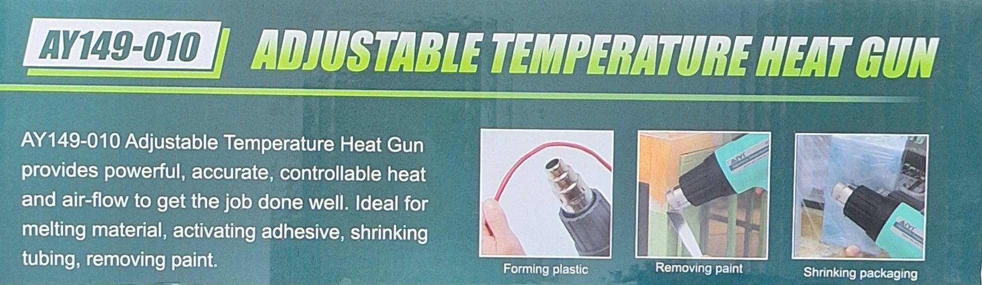 AIYI Adjustable Temperature Heat Gun - 1600W - Little Tokyo SA
