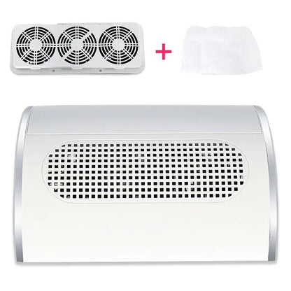 Aorlis Nail Dust Collector With Triple Fans - 40W - Little Tokyo SA