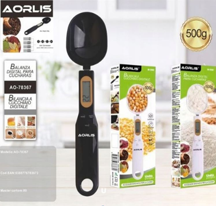 Aorlis Weighing Spoon With LCD Display 500g - Little Tokyo SA