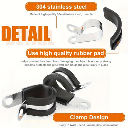 44pcs Cable Clamps Assortment Kit - Little Tokyo SA