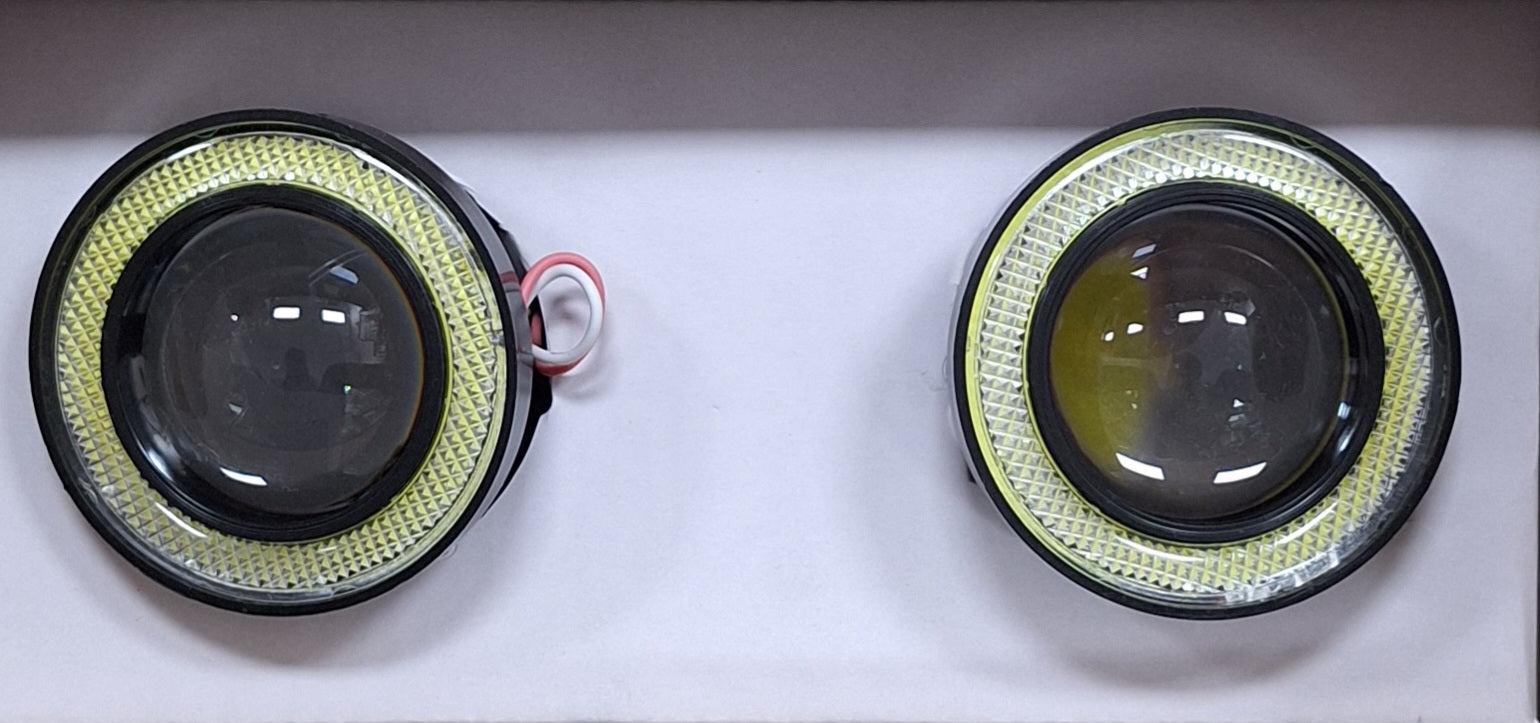Universal White LED Fog Angel Eyes - Little Tokyo SA
