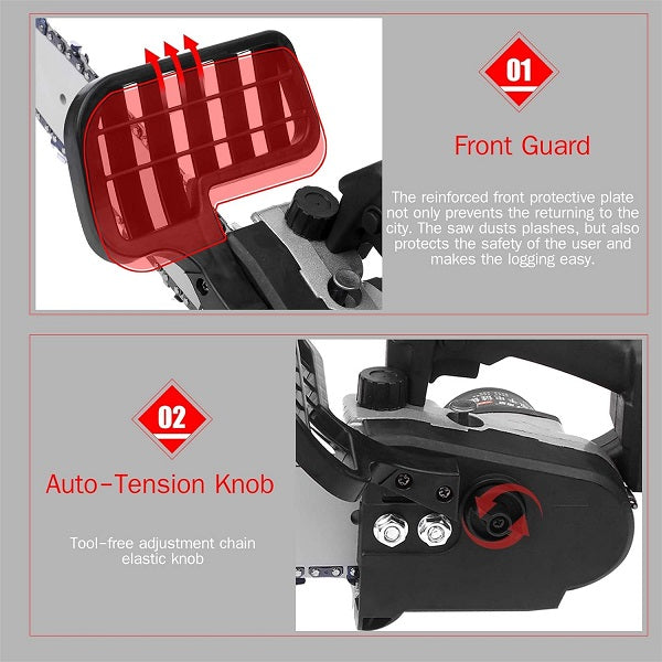 Jiageng JG20375056 Cordless Electric Chainsaw 2 x 25V 15000mah Battery - Little Tokyo SA