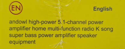 Andowl Karaoke Reverberation Power Amplifier - Little Tokyo SA