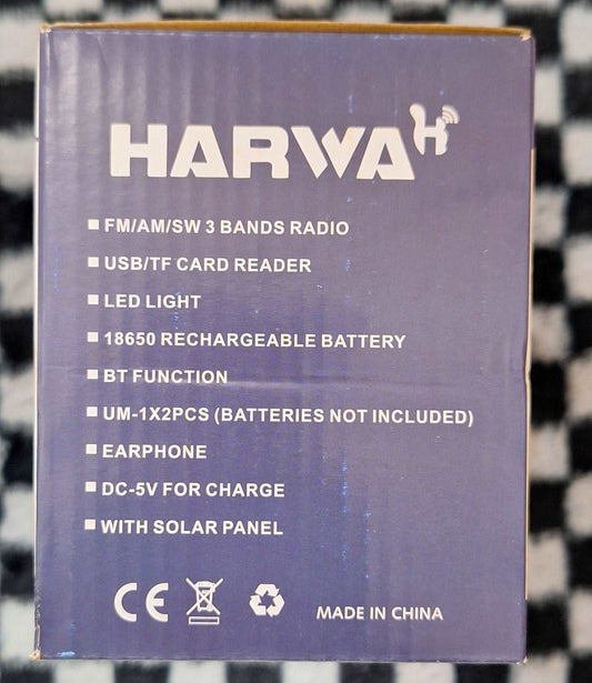 Multifunctional Solar & Battery Operated Bluetooth Radio
