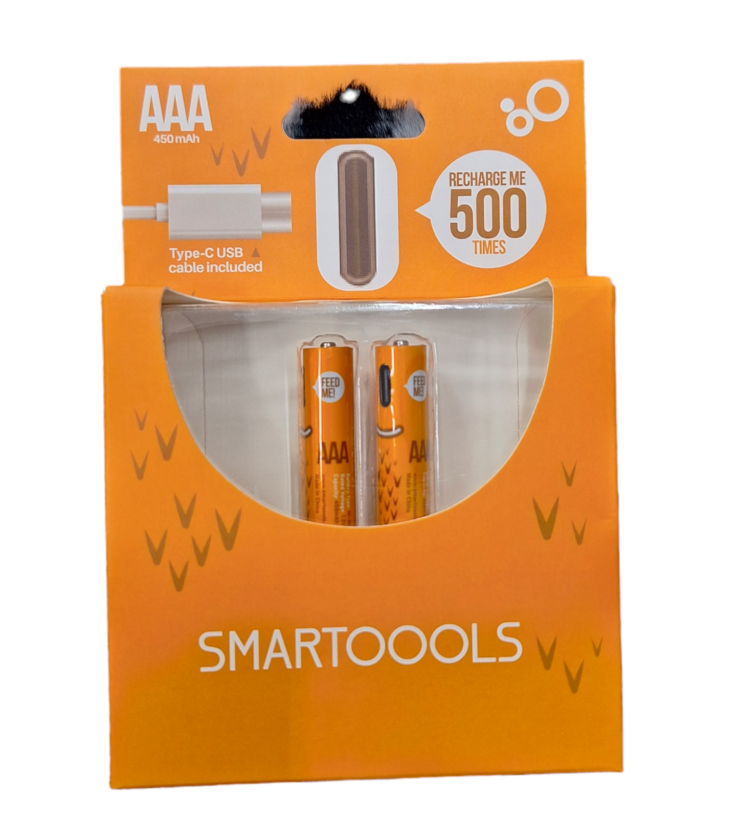 Smart Tools AAA 1.2V 1000mAh Rechargeable Type C Batteries - 2 pack - Little Tokyo SA
