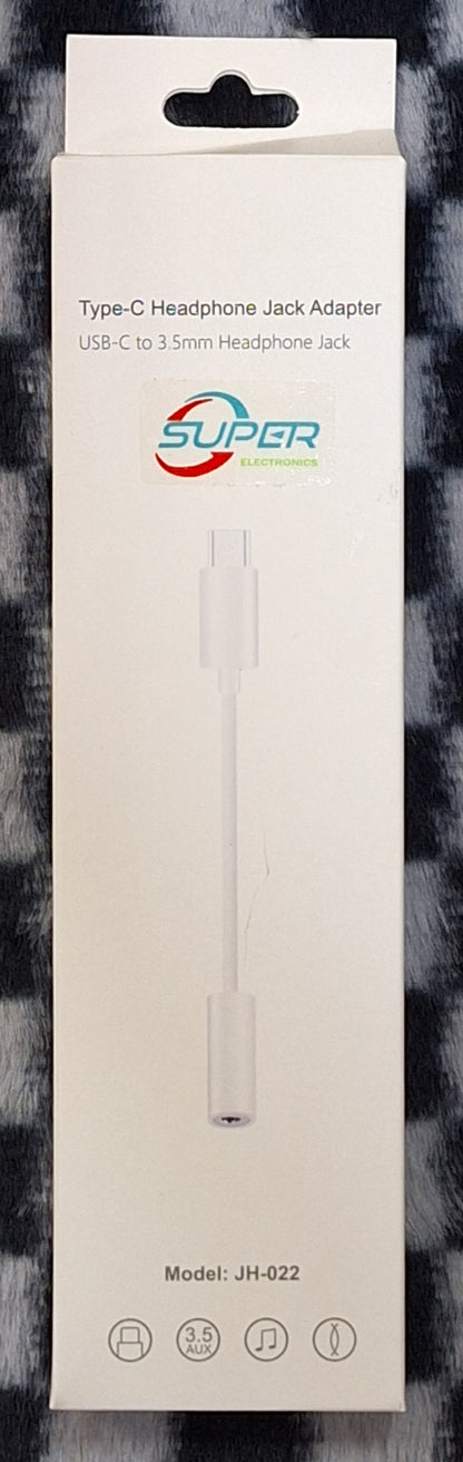 Type-C USB to 3.5mm Jack Adapter - Little Tokyo SA