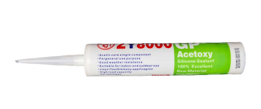 ZY8000 GP Acetoxy Silicone Sealant - Black 300ml - Little Tokyo SA
