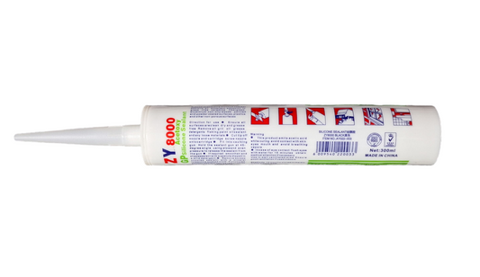 ZY8000 GP Acetoxy Silicone Sealant - Black 300ml - Little Tokyo SA