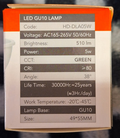 Hello Today Down Light 5 watt - GU10 - Little Tokyo SA