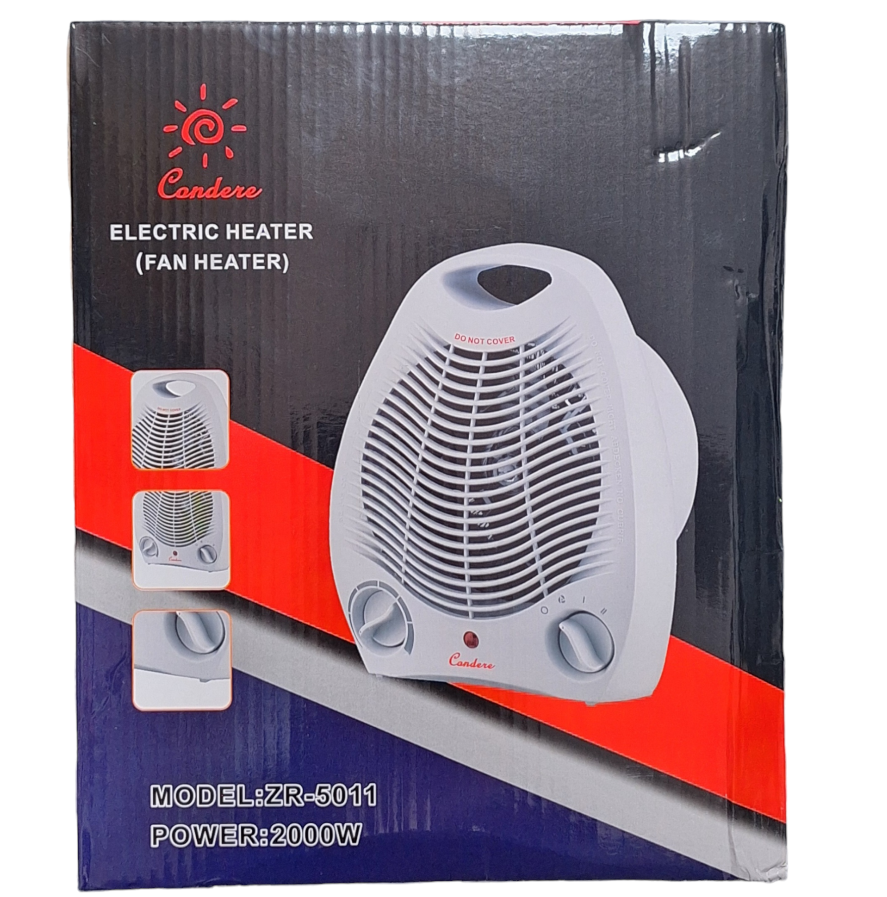 Condere Electric Fan Heater 2000 Watts - Little Tokyo SA