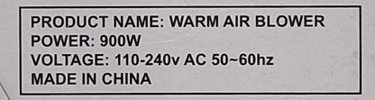 900 Watts Warm Air Wall Outlet Portable Heater - Little Tokyo SA