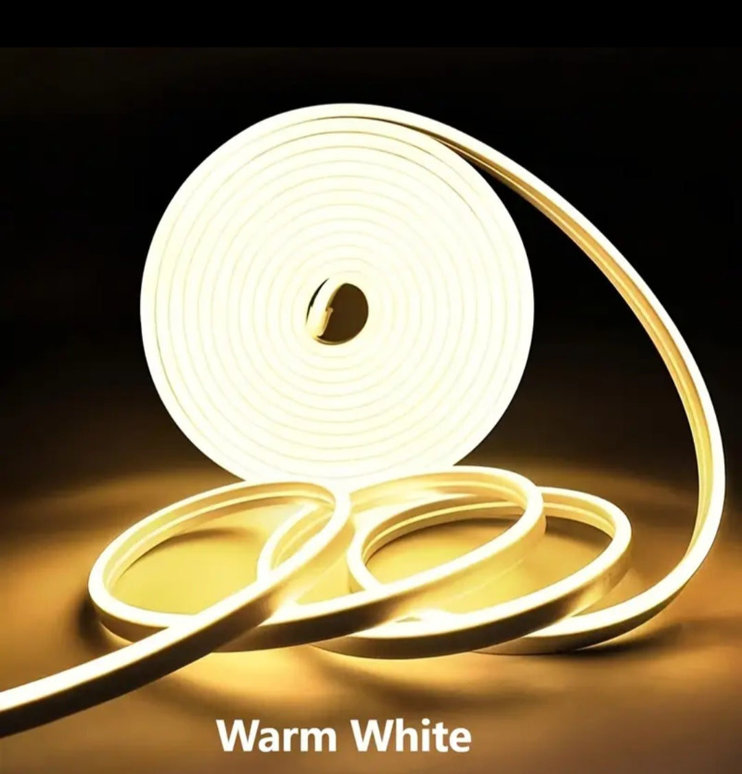 LED Neon Flex 12v 5m - Warm White - Little Tokyo SA