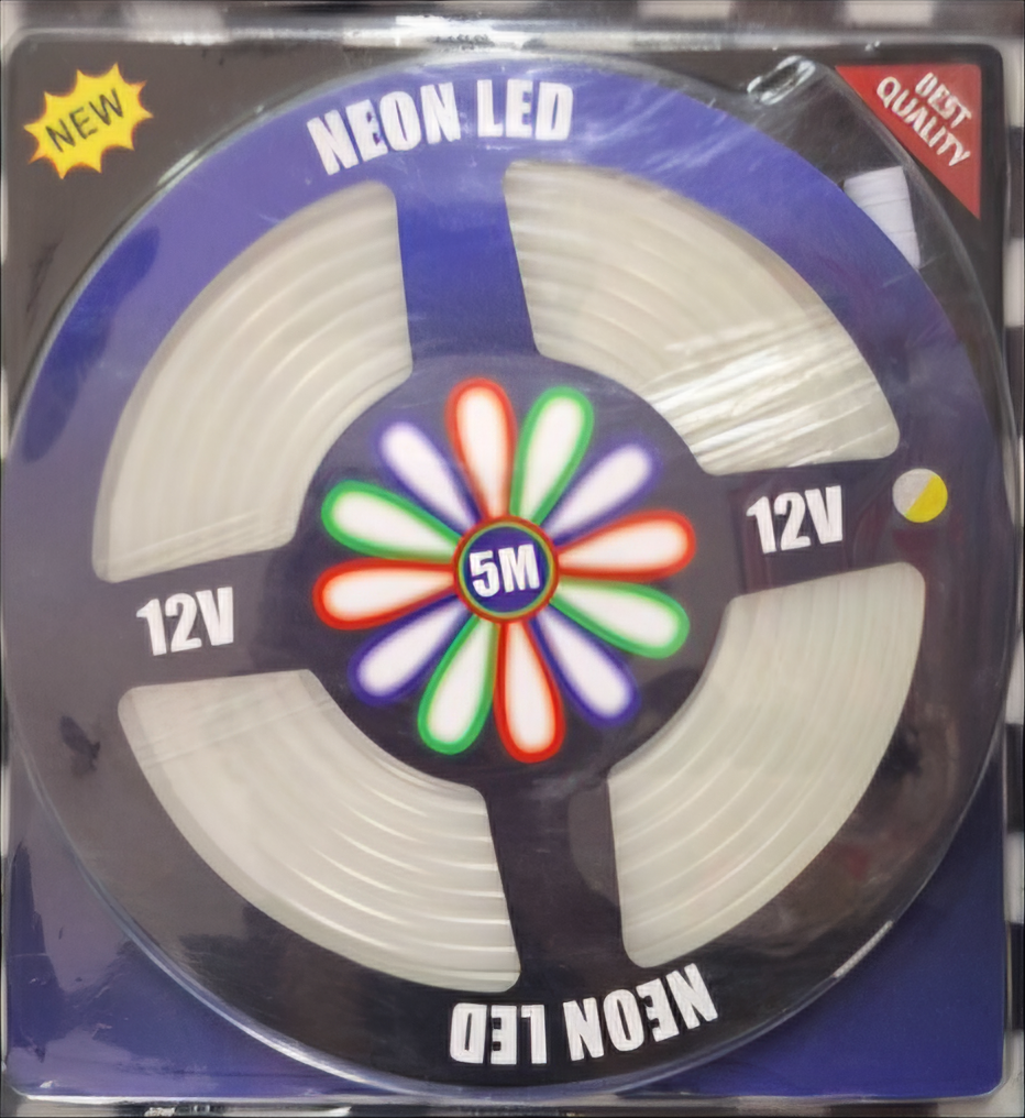 LED Neon Flex 12v 5m - Warm White - Little Tokyo SA