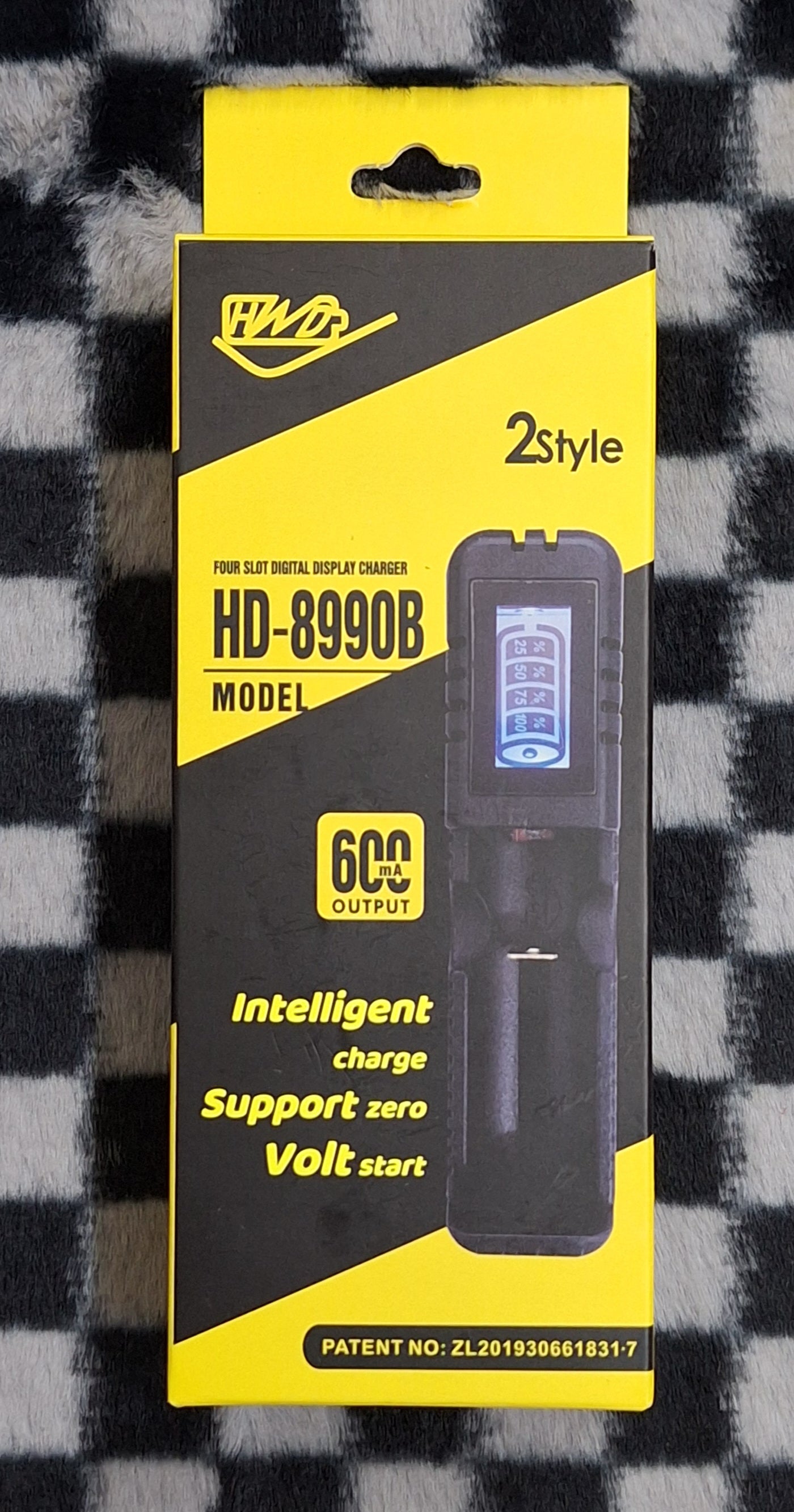 LED Screen 1 Slot Lithium Battery Charger - Output 4.2V 1200mA - Little Tokyo SA