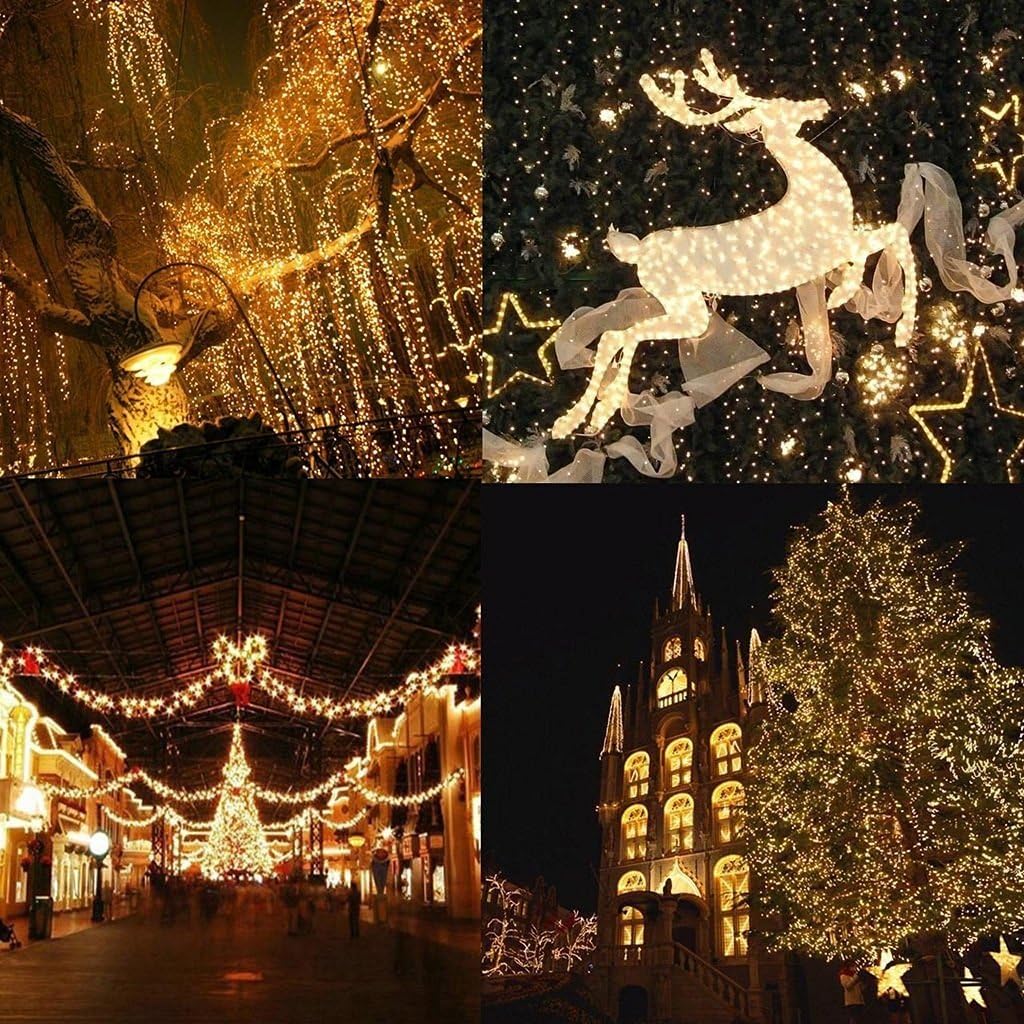 SE ZYF-D76 10M Warm White LED Fairy String Light Inter-Connecting Clear Cable - Little Tokyo SA