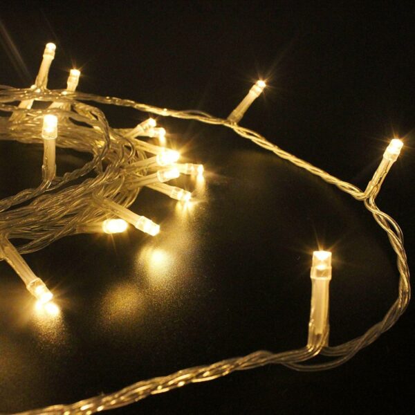 SE ZYF-D76 10M Warm White LED Fairy String Light Inter-Connecting Clear Cable - Little Tokyo SA