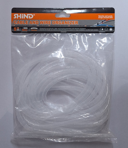 Shind Flexible Cable and Wire Organizer 8mm - 5m length - Little Tokyo SA