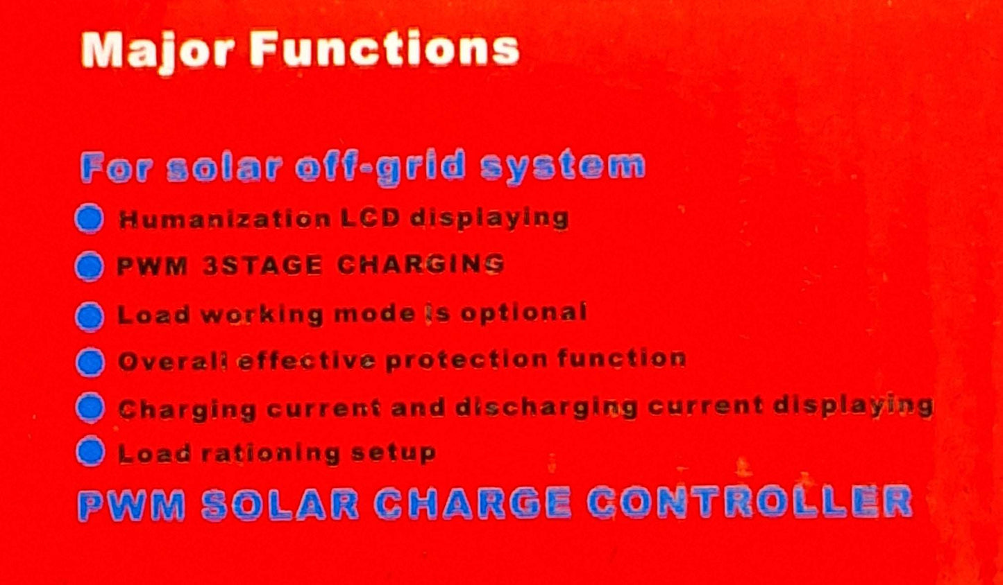10A 12v/24V Solar Control Charger - PWM