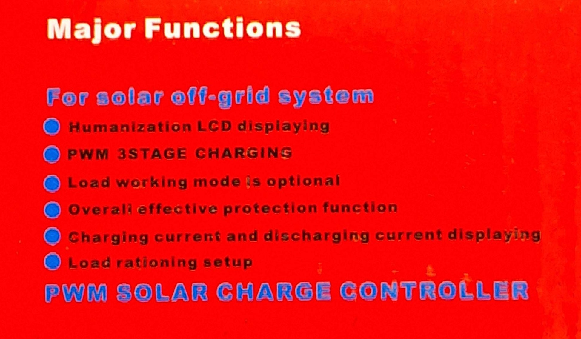 10A 12v/24V Solar Control Charger - PWM