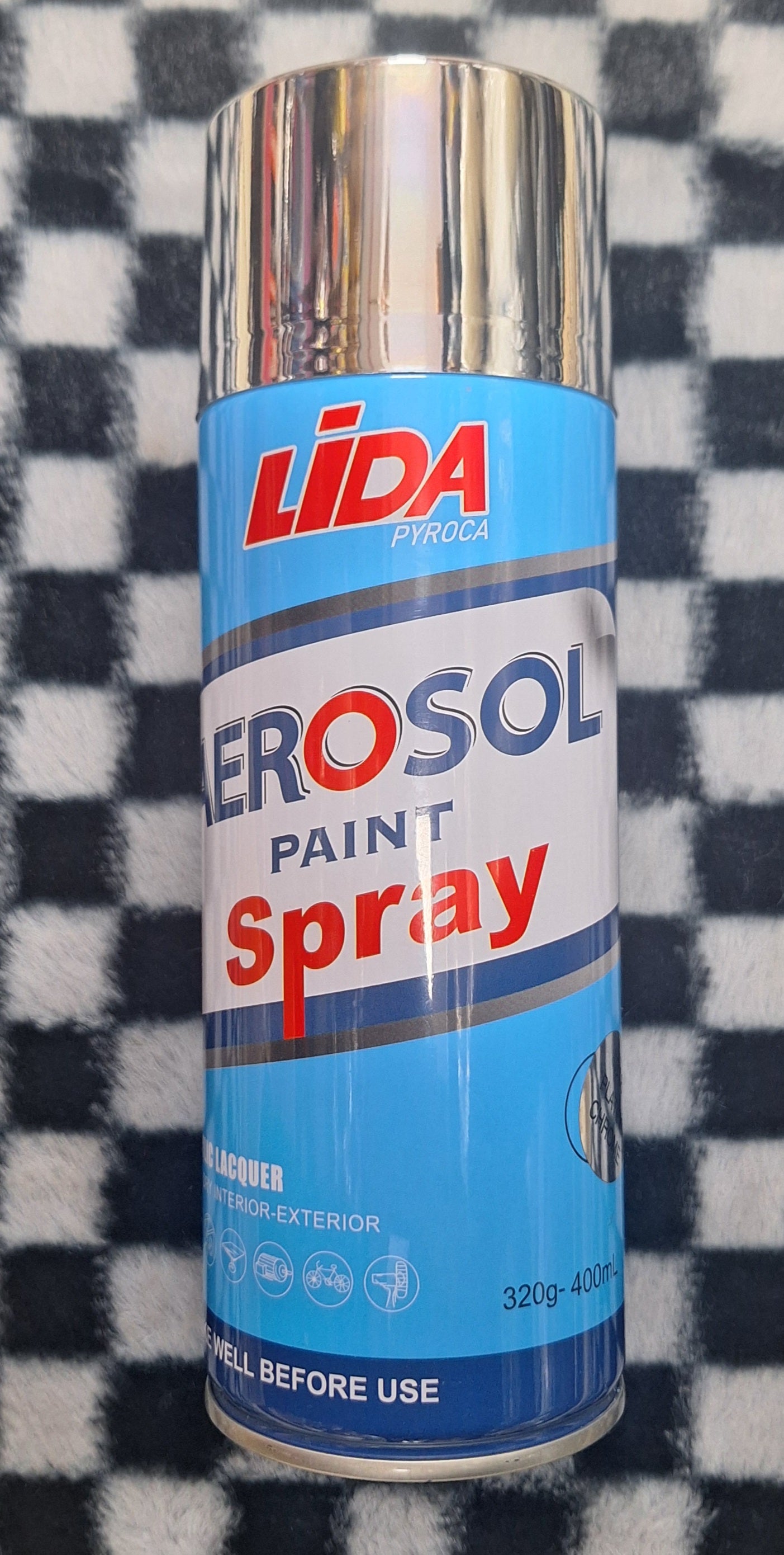 Spray Paint Lida Plating Chrome Spray Paint - 400ml