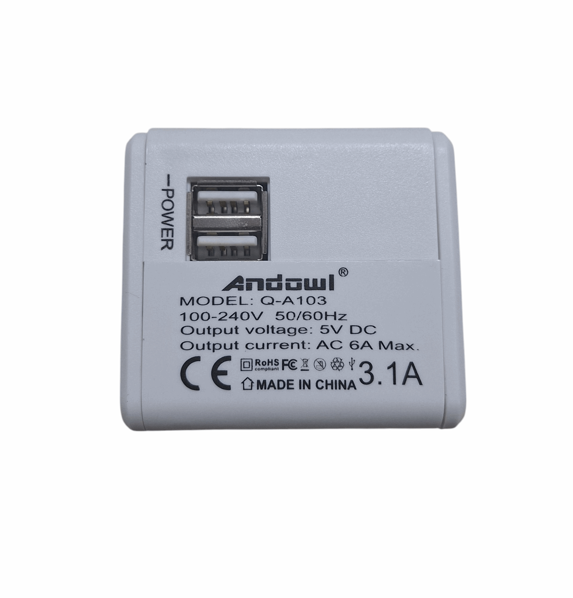 Multifunctional Global Universal Conversion Plug | 100-240V 50/60Hz | 5V DC | AC 6A Max | 3.1A Fast Charging