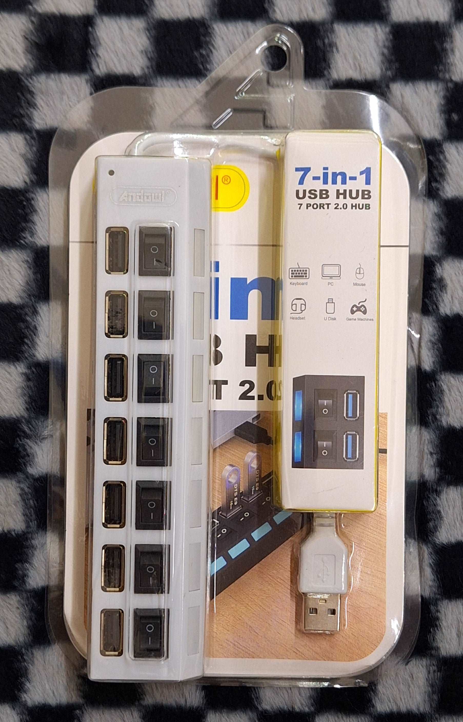 7 in 1 USB Hub 2.0