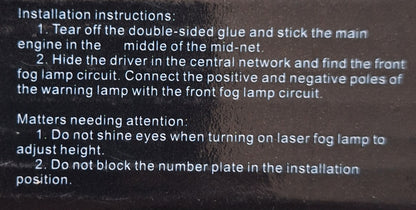 Vehicle Warning Laser Fog Light For Audi