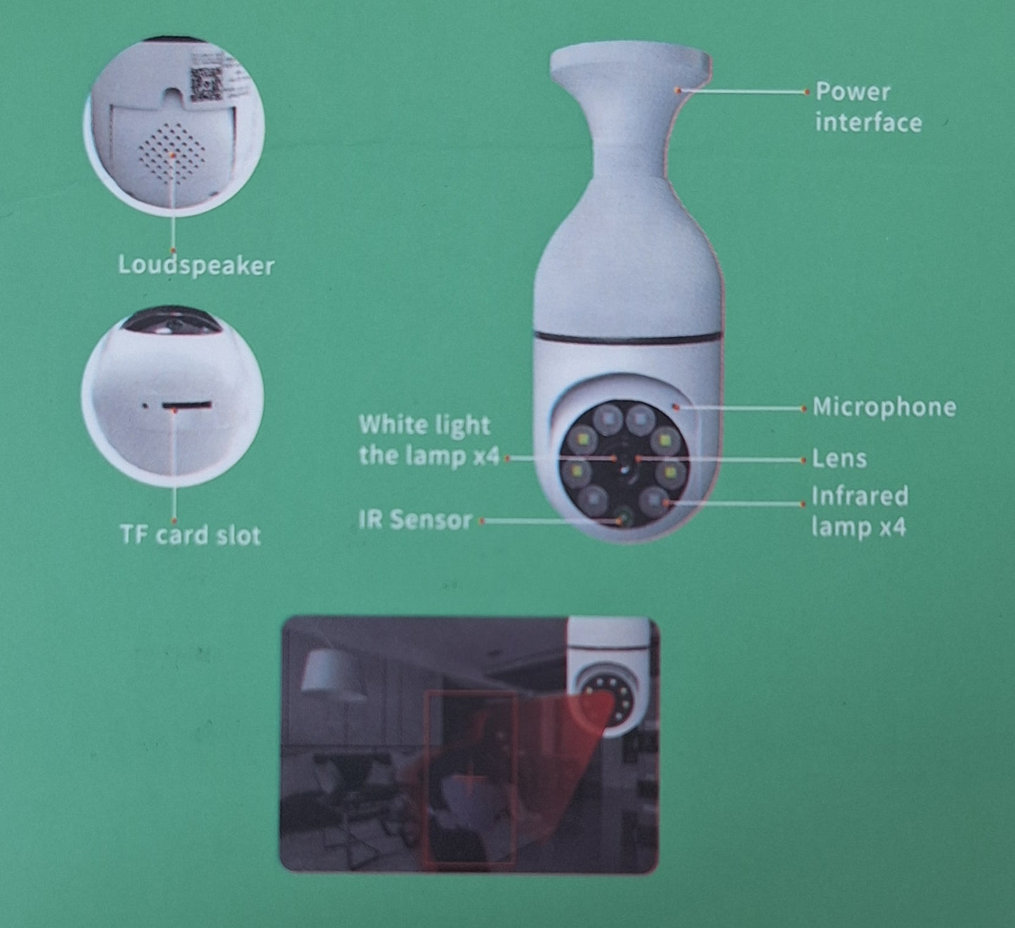 WiFi Smart Camera for Seamless Home Security and Remote Monitoring
