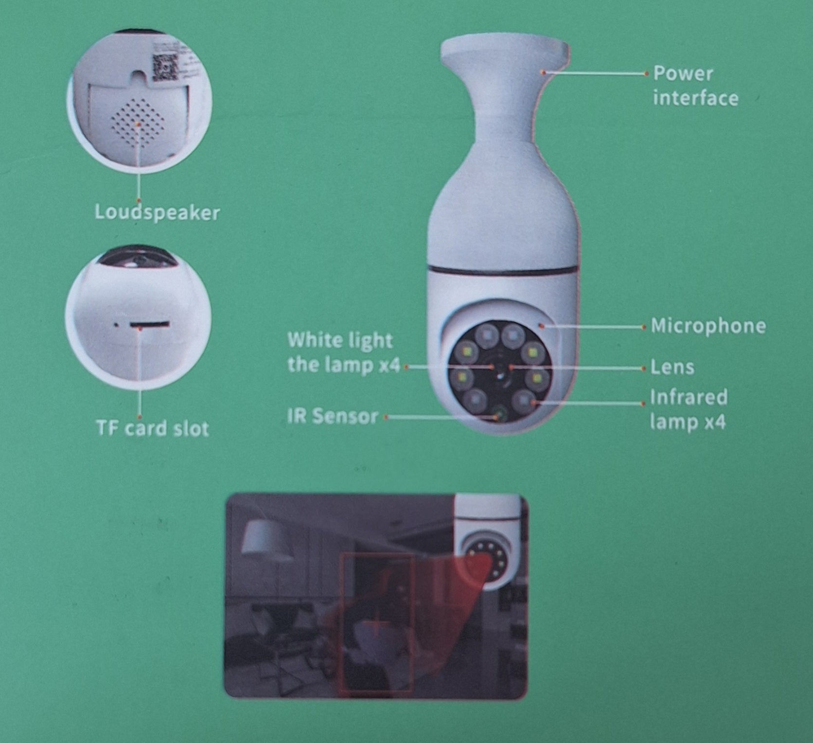 WiFi Smart Camera for Seamless Home Security and Remote Monitoring
