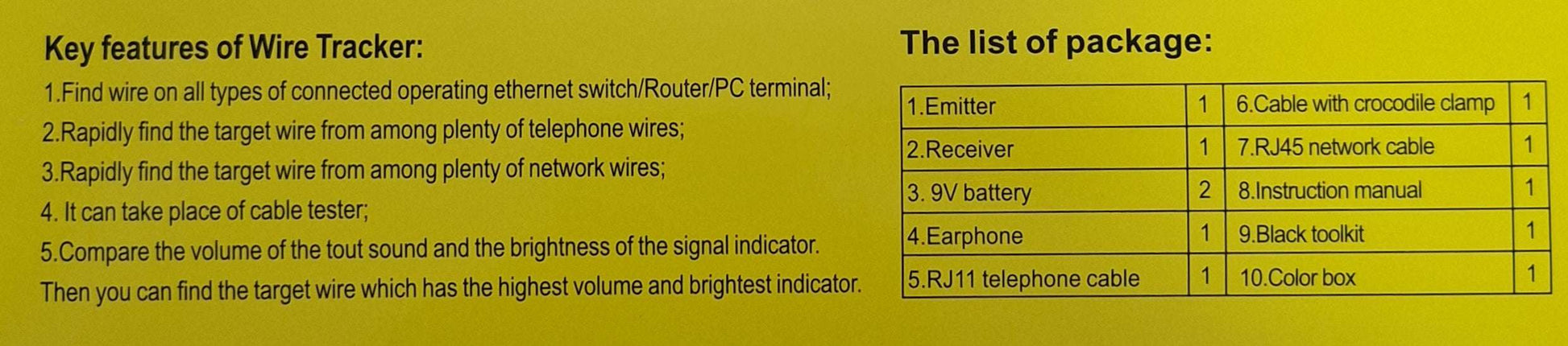 Accurate Cable Tracing Made Easy with Andowl QY-838 Wire Tracker