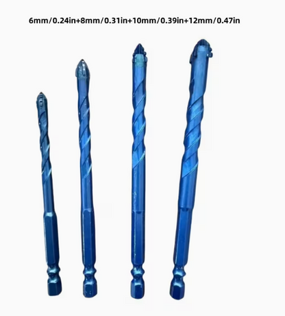 4pcs Heavy-Duty Tungsten Carbide Masonry Drill Bits