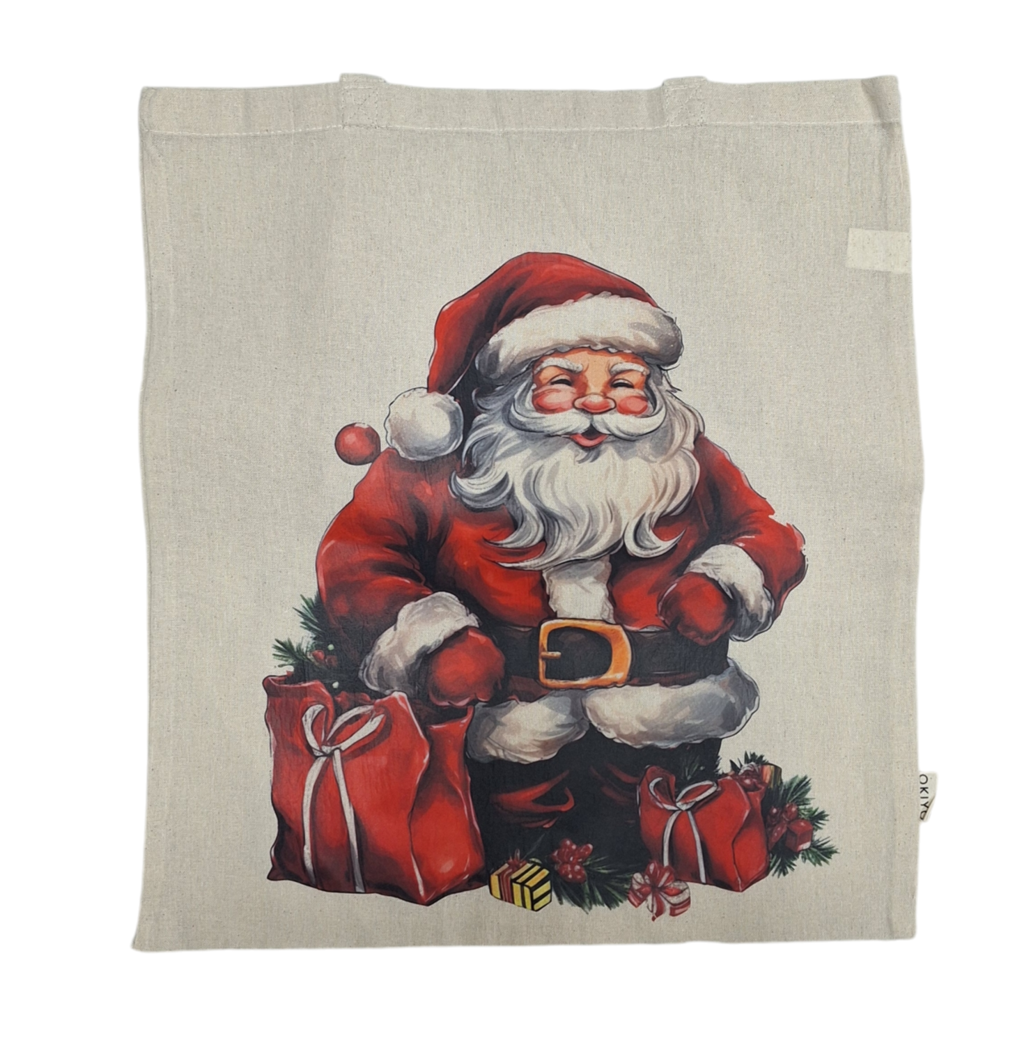 Christmas Cotton Unbleached Eco-Friendly Tote Bag - Little Tokyo SA