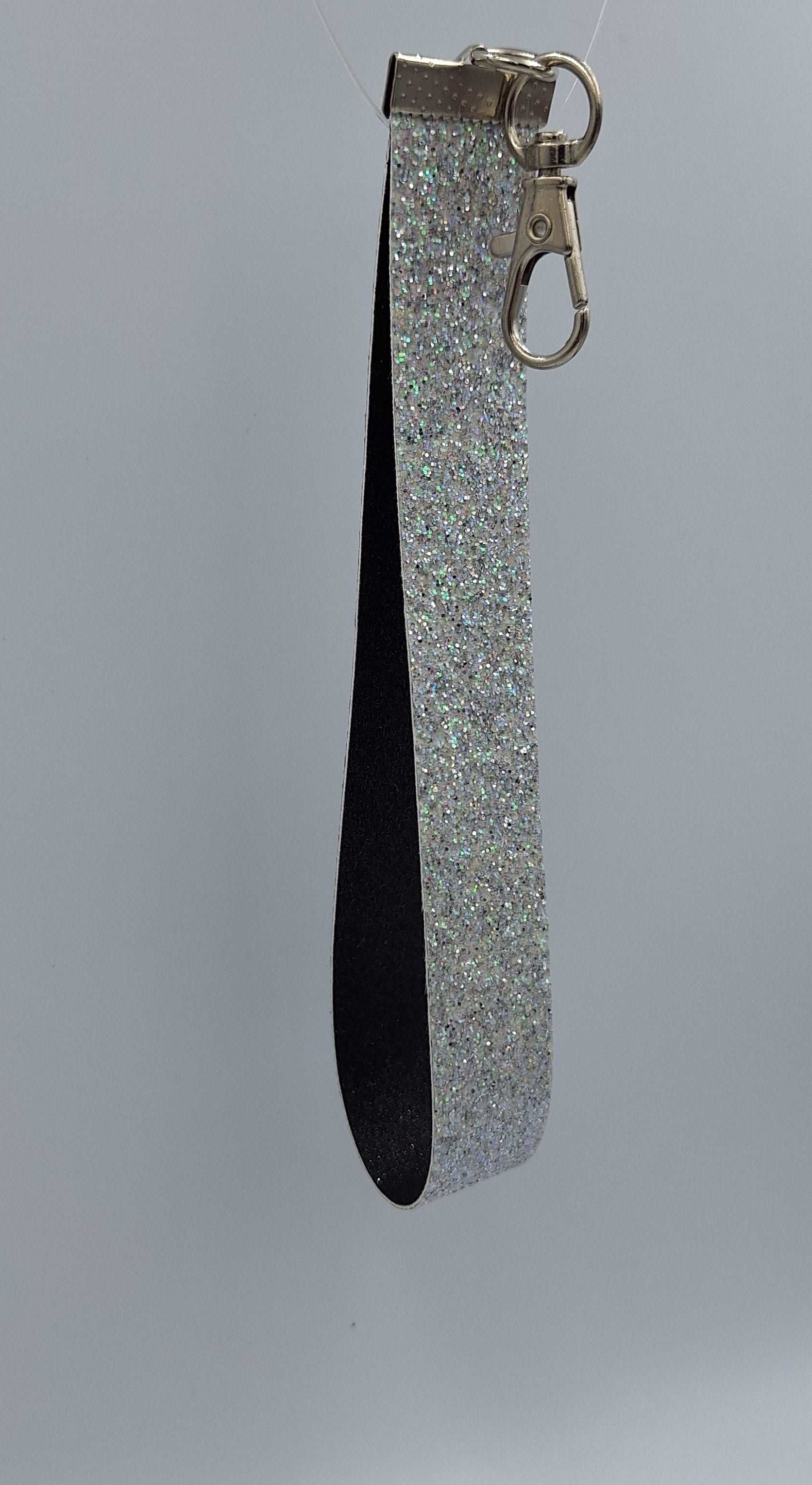 Custom-made Silver Glitter Key Chain Accessory | Little Tokyo SA