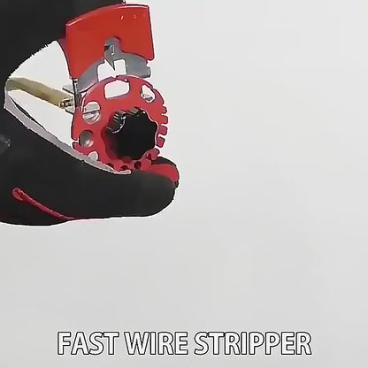 Portable Manual Wire Stripper with Adjustable Knob for Electrician's