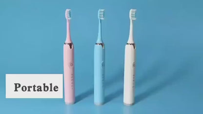 6-Brush-Head Electric Toothbrush for Adults