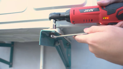 JAVN 12V Cordless Electric Wrench, 45NM 3/8'' Ratchet Wrench