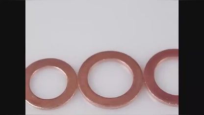 100pcs Copper Washer Gasket Set