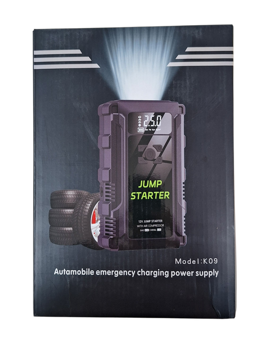 Multifunctional Auto Emergency Start Power Jump Starter - Be Prepared on the Road