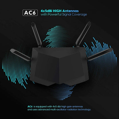 AC11 Smart Dual band Wifi Router with App Management AC1200