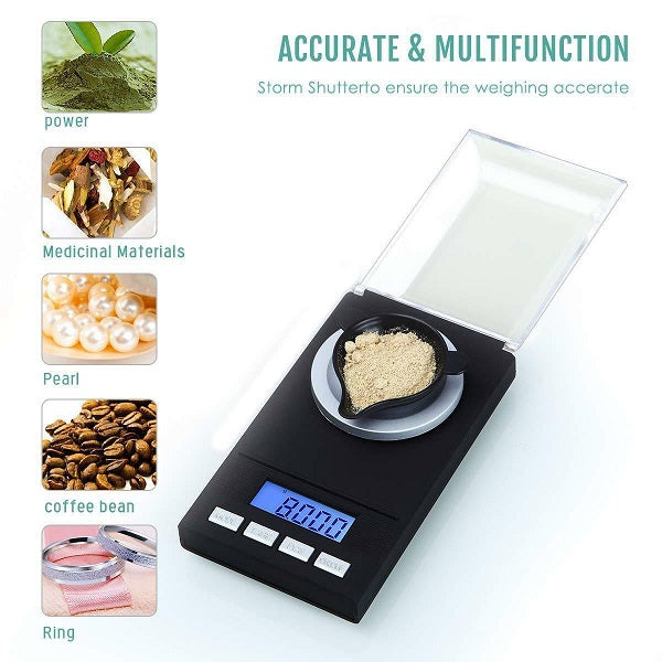 Aerbes AB-C06 Jewelry Scale LCD Display 4.5 Digits 100g/0.01g